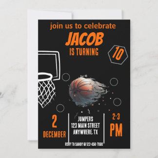 Invitation d'anniversaire du volley-ball sportif