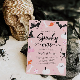 Invitation d'anniversaire éffrayant un Halloween