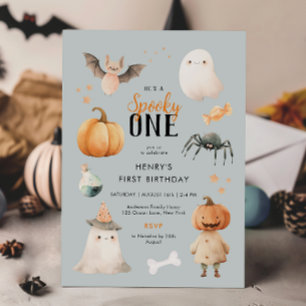 Invitation d'anniversaire éffrayant un Halloween