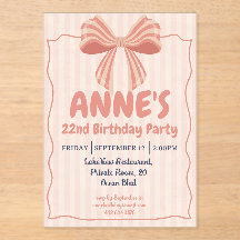 Invitation d'anniversaire élégante en acrylique ro