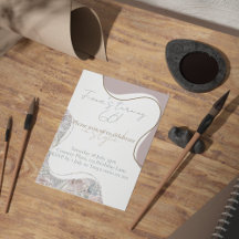 Invitation d'anniversaire en Elegant Cottagecore F