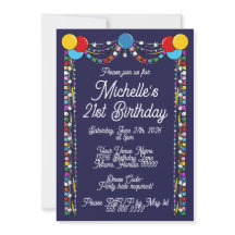 Invitation d'anniversaire étape importante