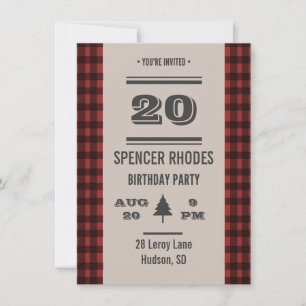 Invitation d'anniversaire exécutée