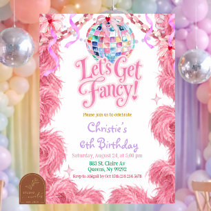 Invitation d'anniversaire fantaisiste Let's get fa