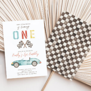 Invitation d'anniversaire Fast ONE   Course Jeudi