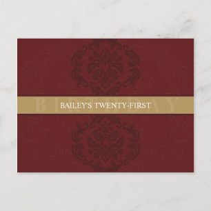INVITATION D'ANNIVERSAIRE : : finesse 1