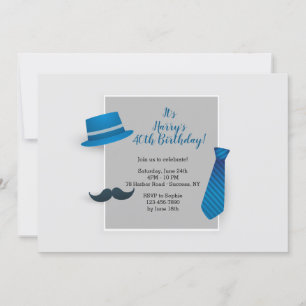 Invitation d'Anniversaire Guy