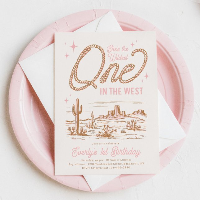 Invitation d'anniversaire la plus sauvage de l'Oue (Créateur téléchargé)