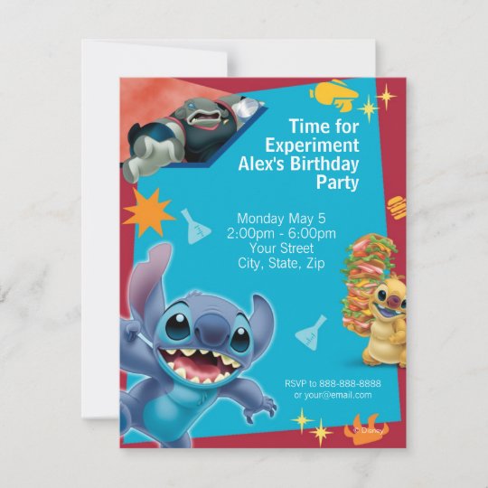 Invitation D Anniversaire Lilo Et Stitch Zazzle Ca Invitation D Anniversaire Lilo Et Stitch Zazzle Ca