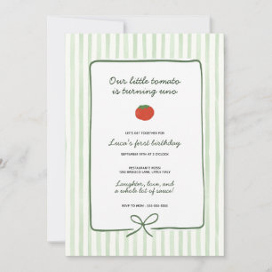 Invitation d'anniversaire Little Tomato