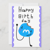 Invitation d'anniversaire M&M
