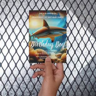 Invitation d'anniversaire Majesté des profondeurs