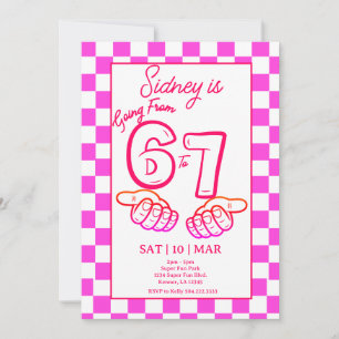 Invitation d'anniversaire Memes De 6 à 7 ans Damie