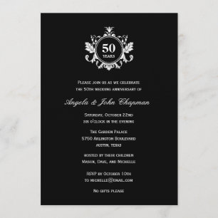 Invitation d'anniversaire ou de fête avec Charme F