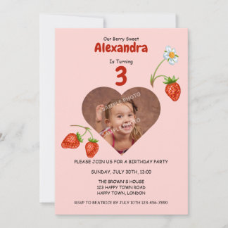INVITATION D'ANNIVERSAIRE PERSONNALISABLE À TOUT Â