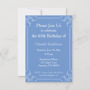 Invitation d'anniversaire personnalisable pour un 