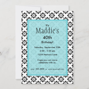 Invitation d'anniversaire personnalisée