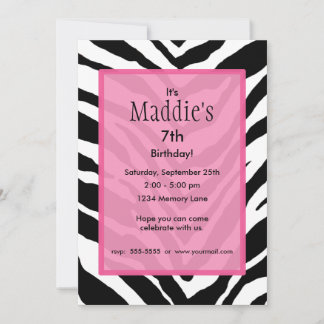 Invitation d'anniversaire personnalisée