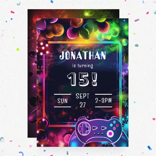 Invitation d'anniversaire personnalisée avec vidéo