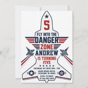 Invitation d'anniversaire personnalisée de l'armée