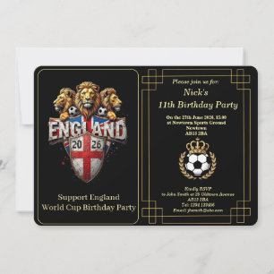 Invitation d'anniversaire personnalisée de l'équip