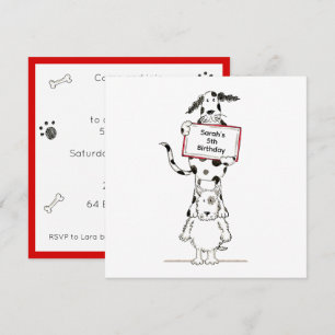 Invitation d'anniversaire personnalisée pour de mi