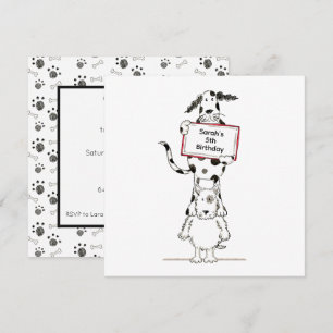 Invitation d'anniversaire personnalisée pour de mi