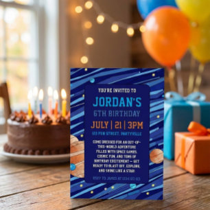 Invitation d'anniversaire personnalisée pour enfan