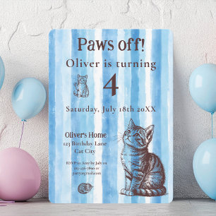 Invitation d'anniversaire personnalisée pour garço