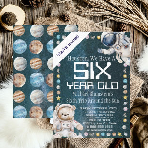 Invitation d'anniversaire personnalisée pour un th