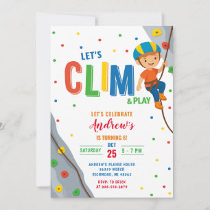 Invitation d'anniversaire personnelle pour l'escal