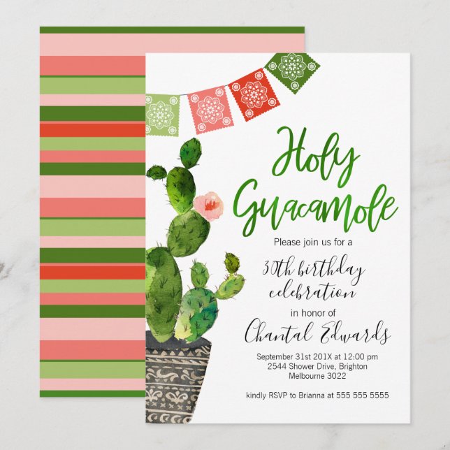 Invitation d'anniversaire pour adultes (Devant / Derrière)