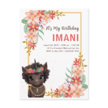 Invitation d'anniversaire pour enfants licorne mar