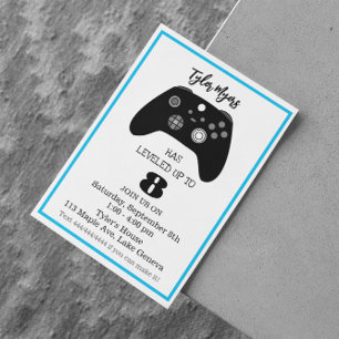 Invitation d'anniversaire pour Gamer