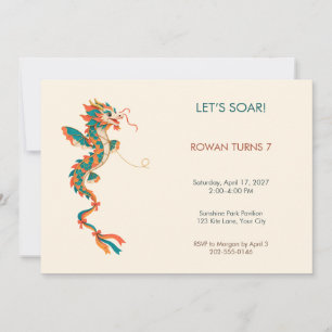 Invitation d'anniversaire pour l'aventure du cerf-