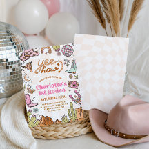 Invitation d'anniversaire pour le 1er Rodéo de Fil