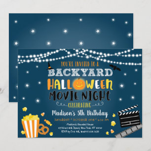 Invitation d'anniversaire pour le Jardin de Hallow