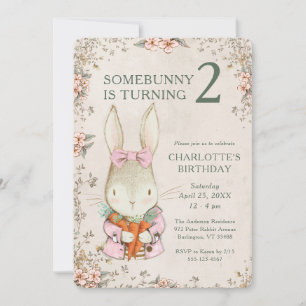 Invitation d'anniversaire pour les 2 ans de Somebu