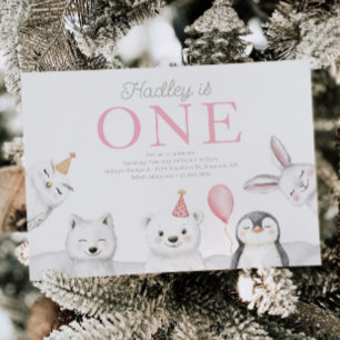 Invitation d'anniversaire pour les animaux de l'Ar