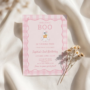 Invitation d'anniversaire pour les deux ans de Lit
