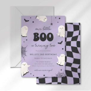 Invitation d'anniversaire pour les deux ans de Lit
