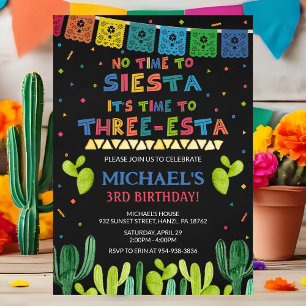 Invitation d'anniversaire pour les trois ans d'Est