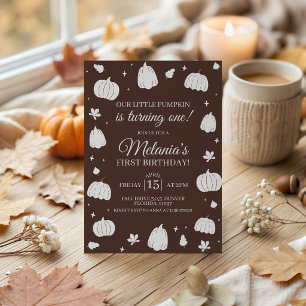 Invitation d'anniversaire pour notre petit citroui