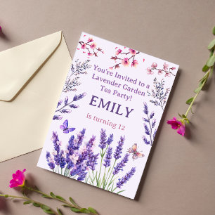 Invitation d'anniversaire pour pré-adolescente à l