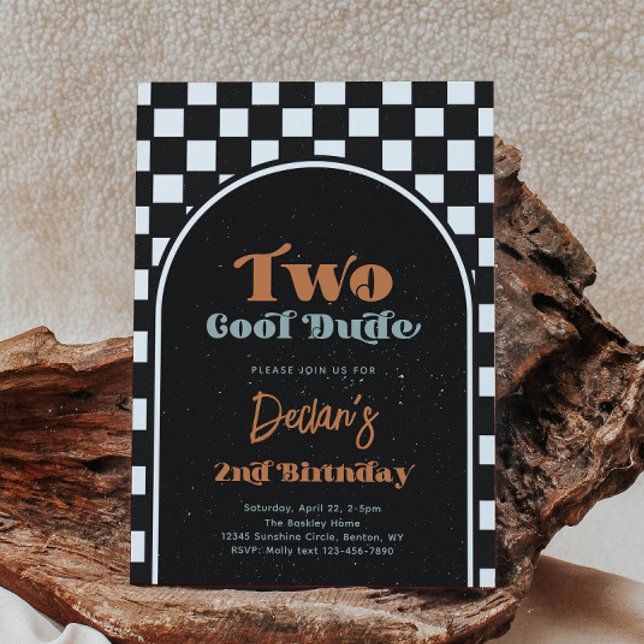 Invitation d'anniversaire pour TWO Cool Dude | Ska (Créateur téléchargé)