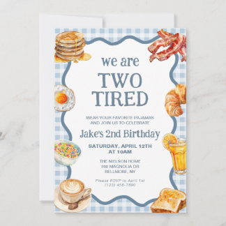 Invitation d'anniversaire pour un réveil matinal d