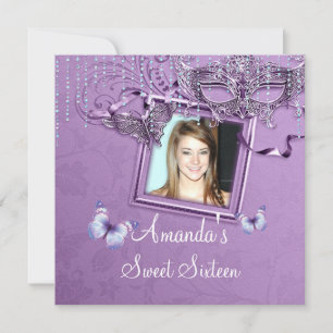 Invitation d'anniversaire pour un Sweet Sixteen, B
