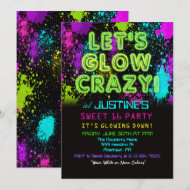 Invitation d'anniversaire pour une fête Sweet 16 G