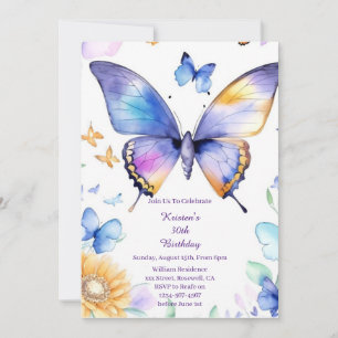 Invitation d'anniversaire simple