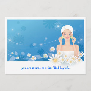 Invitation d'anniversaire Spa Breeze